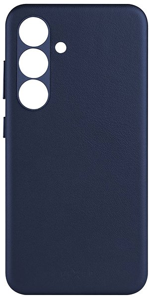 Handyhülle FIXED MagLeather mit MagSafe und Qi2 Unterstützung für Samsung Galaxy S25 blau ...