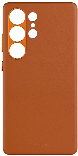 Handyhülle FIXED MagLeather mit MagSafe und Qi2 Unterstützung für Samsung Galaxy S25 Ultra braun ...