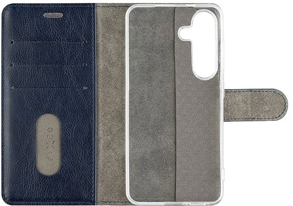 Softcase-Handyhülle FIXED Opus für Samsung Galaxy S25 blau ...
