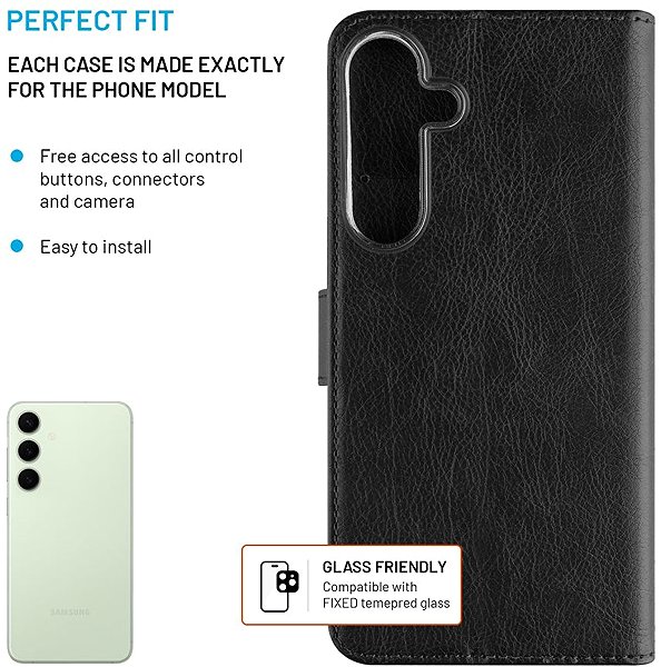 Puzdro na mobil FIXED Opus na Samsung Galaxy S25+ čierne ...