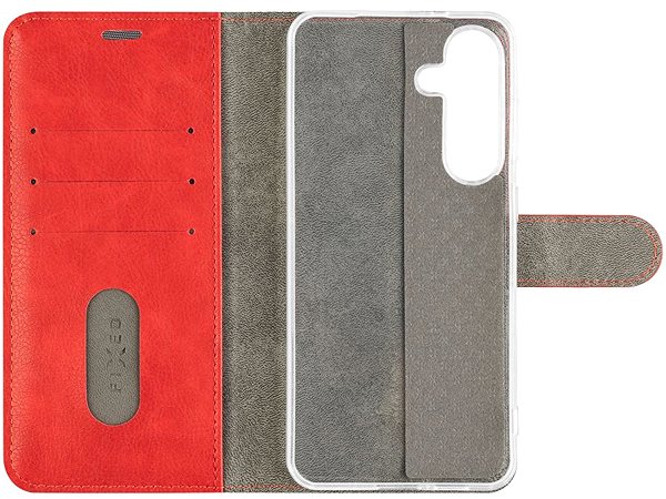 Softcase-Handyhülle FIXED Opus für Samsung Galaxy S25+ rot ...