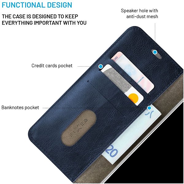 Mobiltelefon tok FIXED Opus Samsung Galaxy S25 Ultra kék tok ...