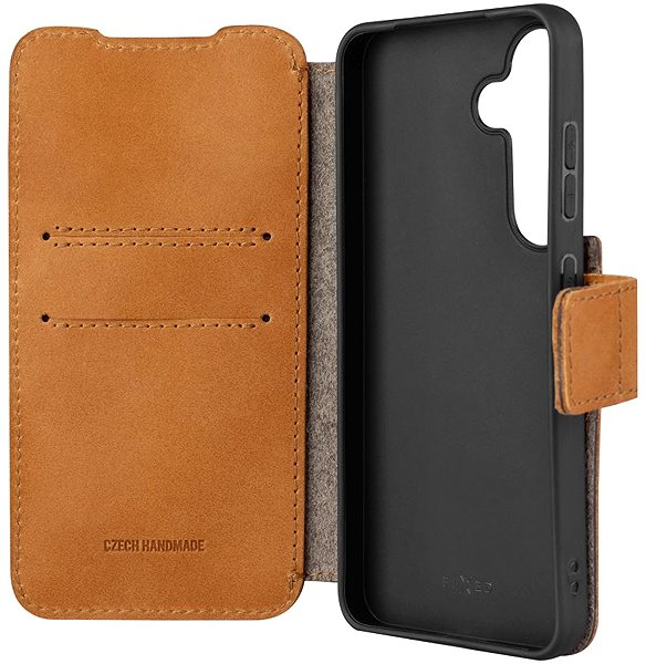 Handyhülle FIXED ProFit für Samsung Galaxy S25 braun ...