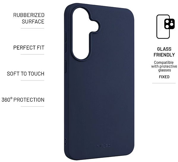 Handyhülle FIXED Story für Samsung Galaxy S25+ blau ...