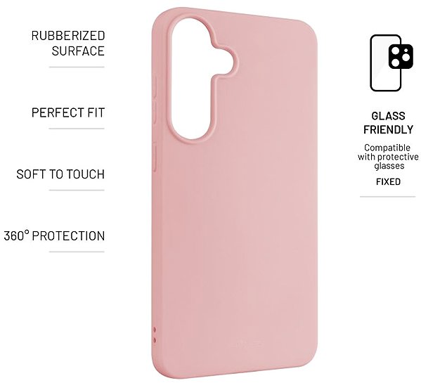 Handyhülle FIXED Story für Samsung Galaxy S25+ rosa ...