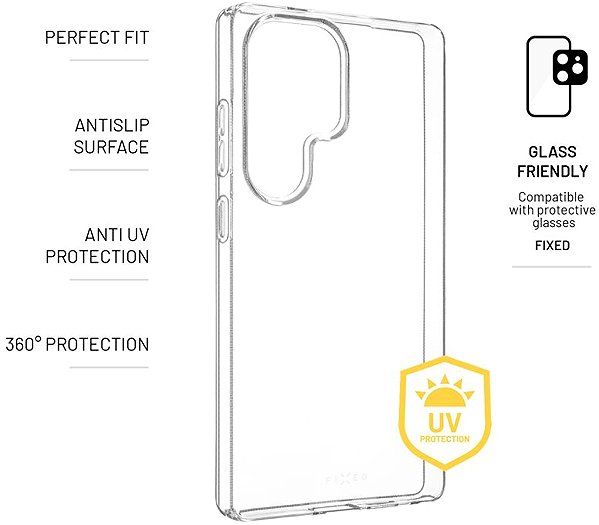 Handyhülle FIXED Story AntiUV für Samsung Galaxy S25 Ultra klar ...
