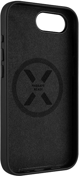 Handyhülle FIXED MagLeather mit MagSafe Unterstützung für Apple iPhone 16e 5G schwarz ...