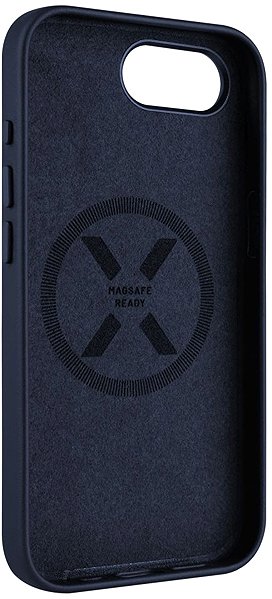 Handyhülle FIXED MagLeather mit MagSafe Unterstützung für Apple iPhone 17e/16e blau ...