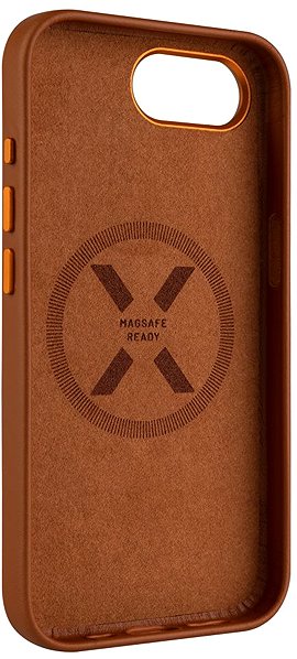 Handyhülle FIXED MagLeather mit MagSafe Unterstützung für Apple iPhone 17e/16e braun ...