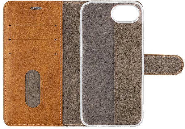 Softcase-Handyhülle FIXED Opus für Apple iPhone 17e / 16e braun ...