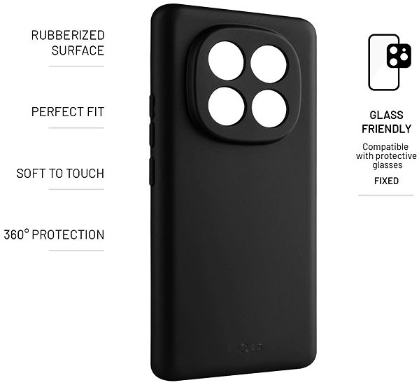 Handyhülle FIXED Story für Xiaomi Redmi Note 14 Pro+ 5G schwarz ...