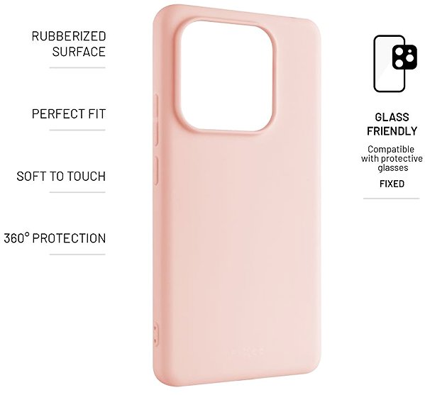 Handyhülle FIXED Story für Xiaomi Redmi Note 14 5G rosa ...