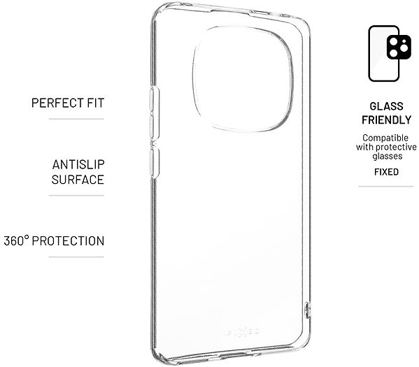 Handyhülle FIXED Story für Xiaomi Redmi Note 14 Pro+ 5G klar ...