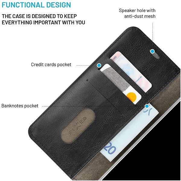 Softcase-Handyhülle FIXED Opus für Realme 14 5G/14T 5G schwarz ...