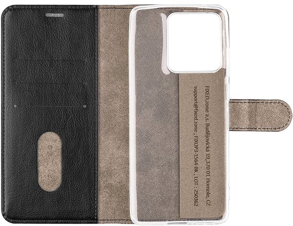 Softcase-Handyhülle FIXED Opus für Motorola Edge 60/Fusion 5G schwarz ...