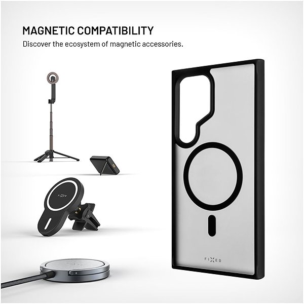 Handyhülle FIXED MagMisty mit Magsafe Unterstützung für Samsung Galaxy S24 Ultra schwarz ...