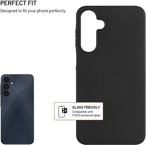 Handyhülle FIXED ReStory für Samsung Galaxy A16 5G hergestellt in CZ schwarz ...