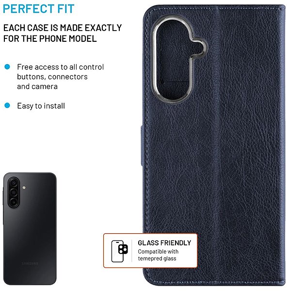 Softcase-Handyhülle FIXED Opus für Samsung Galaxy A17 4G/5G blau ...