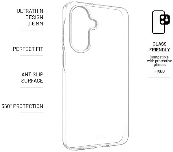 Handyhülle FIXED Story Slim für Samsung Galaxy A18/A17 06 mm klar ...