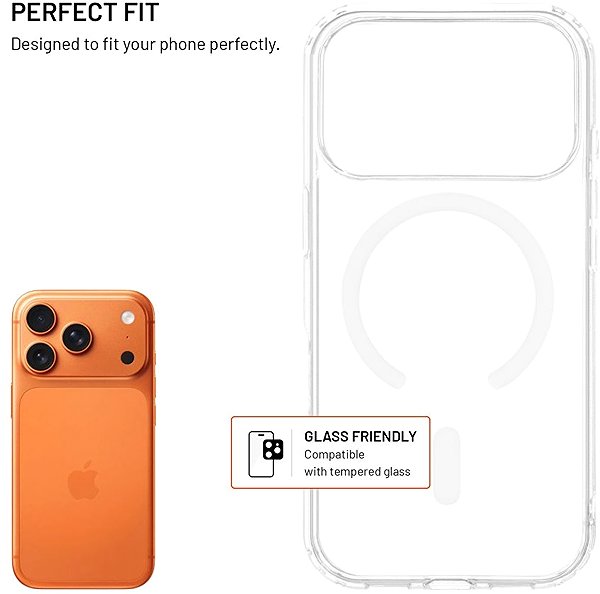 Handyhülle FIXED MagPure mit MagSafe Unterstützung für Apple iPhone 17 Pro/18 Pro klar ...