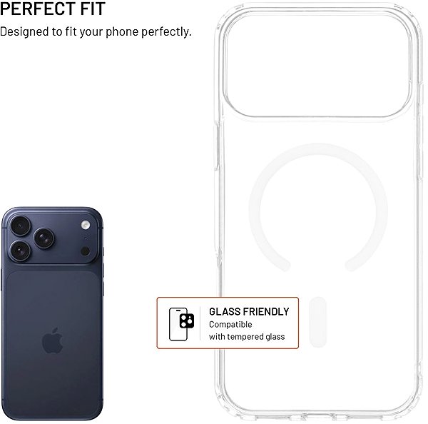 Handyhülle FIXED MagPure mit MagSafe Unterstützung für Apple iPhone 17 Pro Max/18 Pro Max klar ...