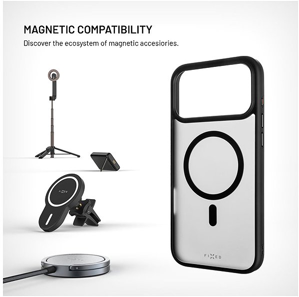 Handyhülle FIXED MagMisty mit MagSafe Unterstützung für Apple iPhone 17 Pro Max schwarz ...