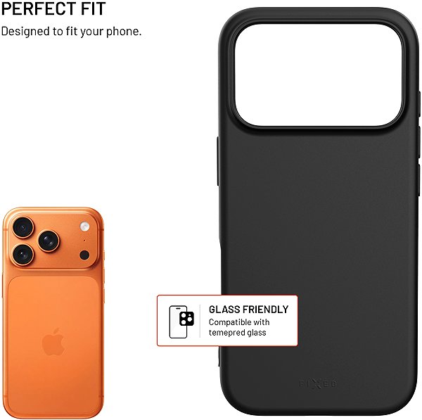 Handyhülle FIXED ReStory für Apple iPhone 17 Pro/18 Pro hergestellt in CZ schwarz ...