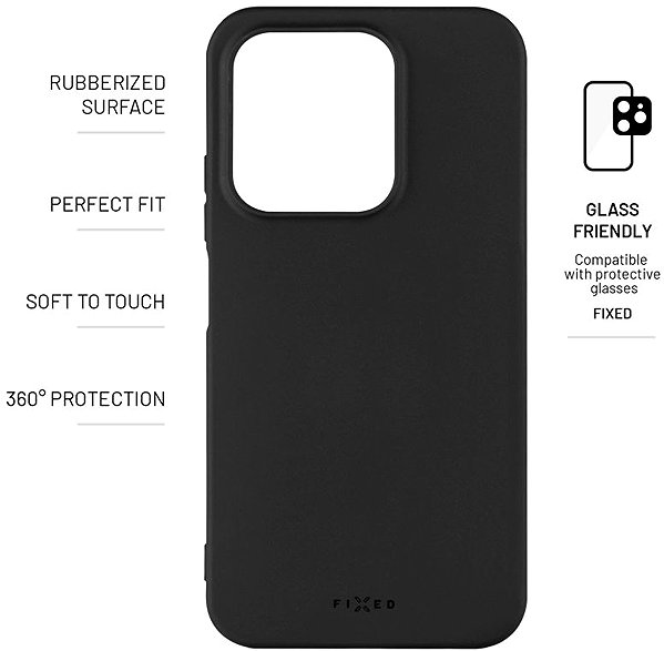 Handyhülle FIXED Story für Xiaomi Redmi 15C 4G/5G schwarz ...