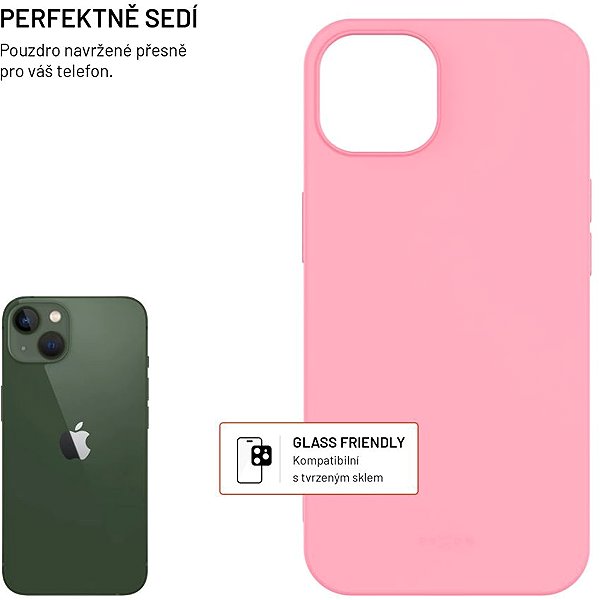 Telefon tok FIXED ReStory Apple iPhone 13 rózsaszín tok, cseh gyártmány ...
