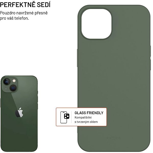 Handyhülle FIXED ReStory für Apple iPhone 13 hergestellt in CZ grün ...