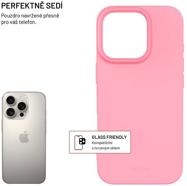 Handyhülle FIXED ReStory für Apple iPhone 16 Pro hergestellt in CZ rosa ...