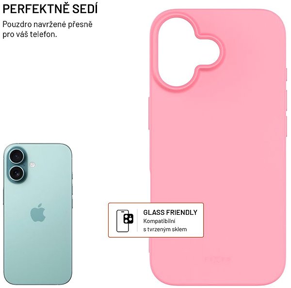 Handyhülle FIXED ReStory für Apple iPhone 16 hergestellt in CZ rosa ...