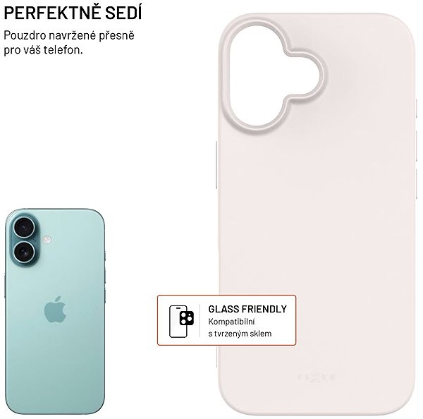 Handyhülle FIXED ReStory für Apple iPhone 16 hergestellt in CZ grau ...