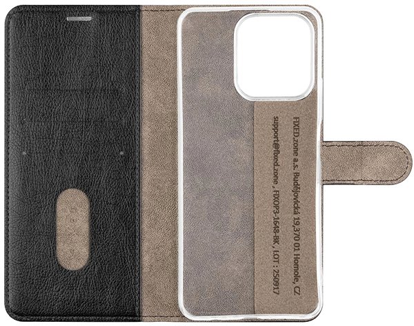 Softcase-Handyhülle FIXED Opus für Motorola Moto G06/Power schwarz ...