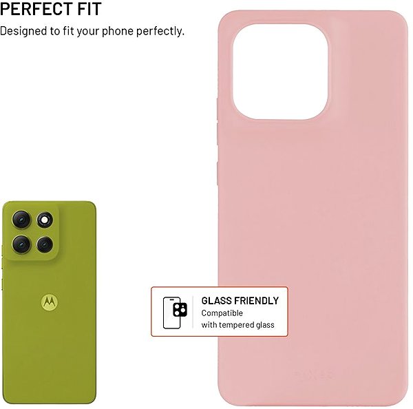 Telefon tok FIXED Story Motorola Moto G86 Power 5G rózsaszín tok ...