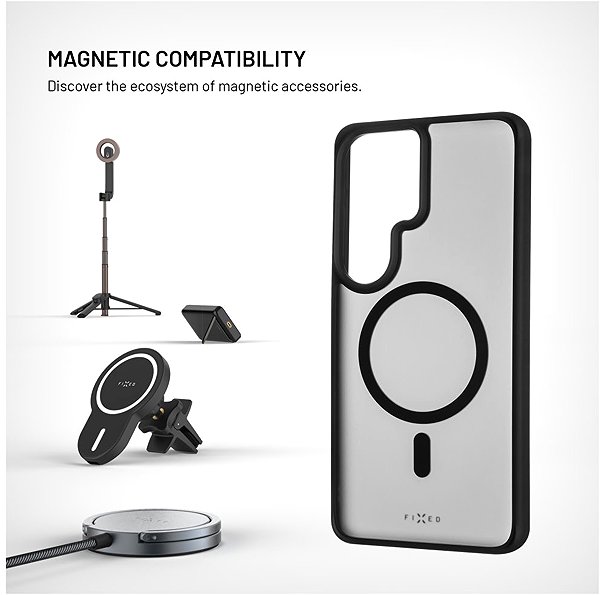 Handyhülle FIXED MagMisty mit MagSafe Unterstützung für Samsung Galaxy S26 Ultra schwarz ...