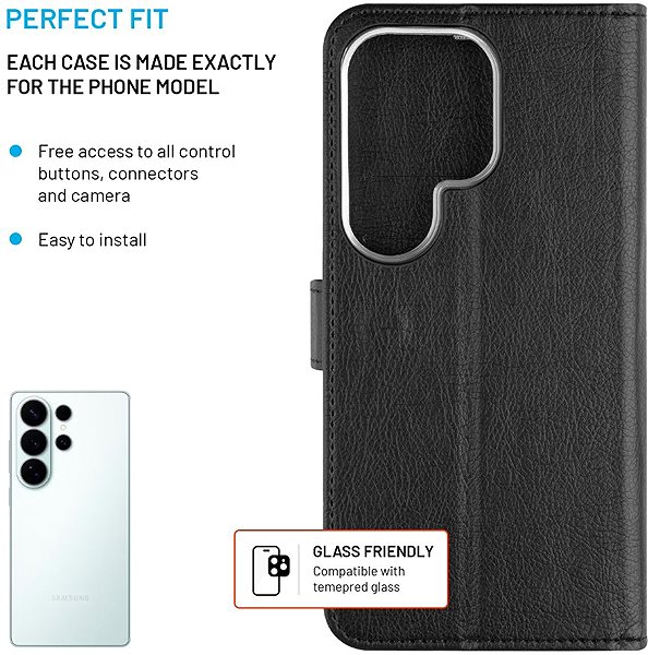 Softcase-Handyhülle FIXED Opus für Samsung Galaxy S26 Ultra schwarz ...