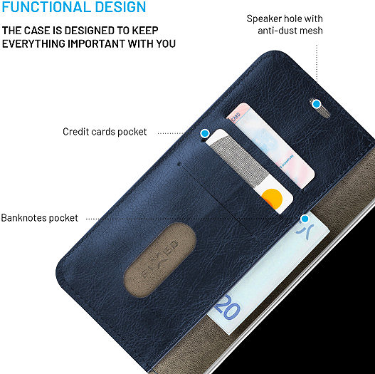 Softcase-Handyhülle FIXED Opus für Samsung Galaxy A37 5G blau ...