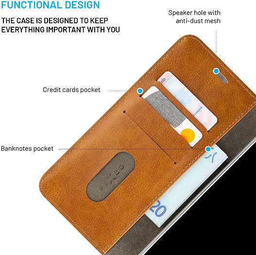 Softcase-Handyhülle FIXED Opus für Samsung Galaxy A37 5G braun ...