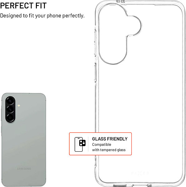 Handyhülle FIXED Story AntiUV für Samsung Galaxy A57 5G klar ...