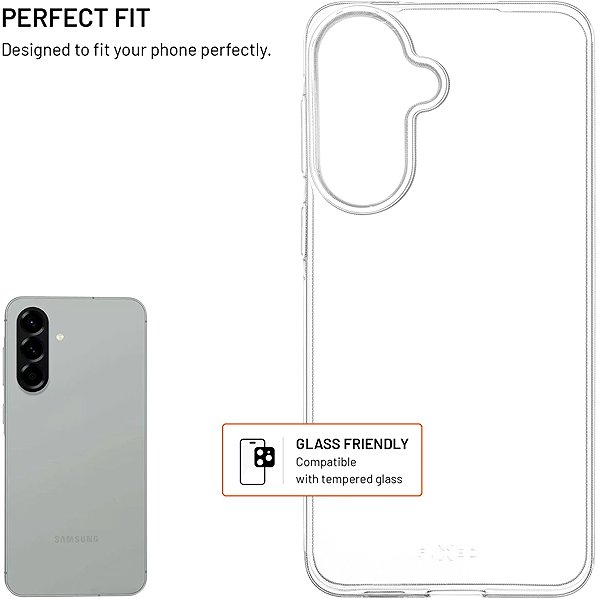 Handyhülle FIXED Story Slim für Samsung Galaxy A57 5G 06 mm klar ...