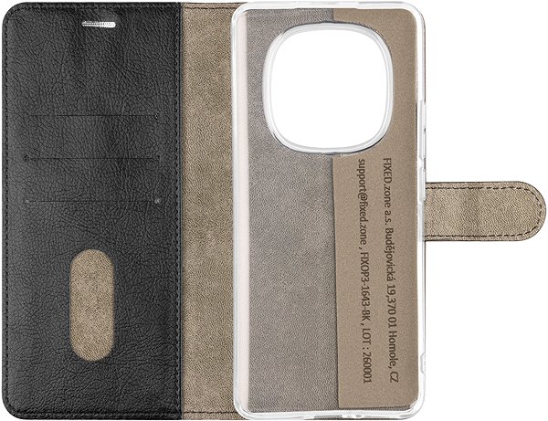Softcase-Handyhülle FIXED Opus für Xiaomi Redmi Note 15 4G / 5G / POCO M8 5G schwarz ...