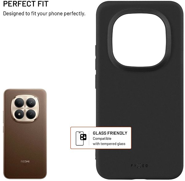 Handyhülle FIXED Story für Xiaomi Redmi Note 15 Pro+ 5G schwarz ...
