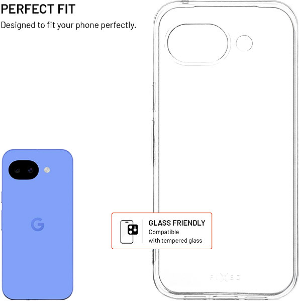 Telefon tok FIXED Story, Google Pixel 10a, átlátszó ...
