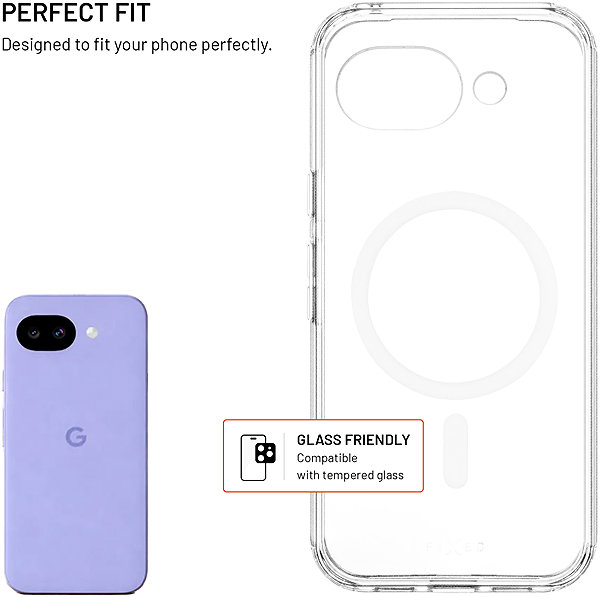 Handyhülle FIXED MagPure mit MagSafe Unterstützung für Google Pixel 10a klar ...