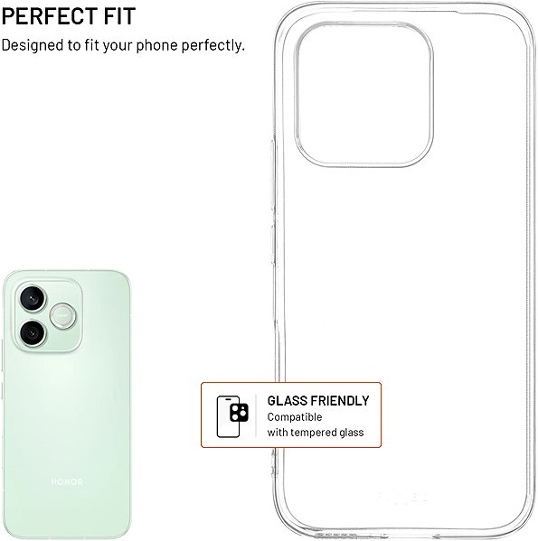 Kryt na mobil FIXED Story pre Honor 600 Lite číry ...