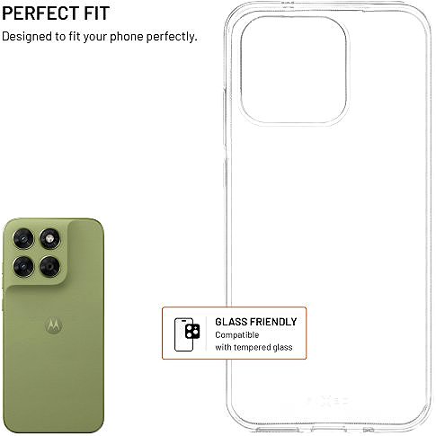 Handyhülle FIXED Story für Motorola Moto G67 5G klar ...