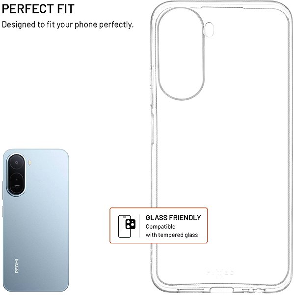 Handyhülle FIXED Story AntiUV für Xiaomi Redmi A7 Pro 4G klar ...