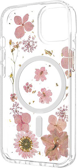 Handyhülle FIXED MagBloom mit MagSafe-Unterstützung für das Apple iPhone 13 Pink Blossom ...