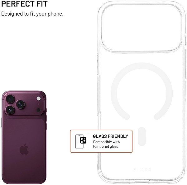 Telefon tok FIXED MagStory AntiUV Apple iPhone 18 Pro Max/17 Pro Max átlátszó MagSafe tok ...